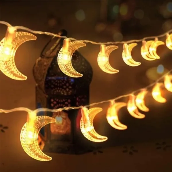 Ay Hilal Led ışık Renk Gün ışığı Pilli (3 metre)
