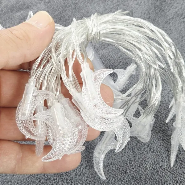 Ay Hilal Led ışık Renk Gün ışığı Pilli (3 metre)