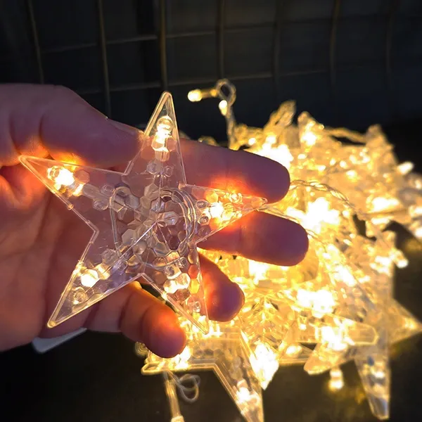 Yıldız Perde Led Işık Eklemeli Modüllü Fişli Gün Işığı (3 metre)