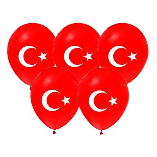 Ay Yıldızlı Balon (10 adet)
