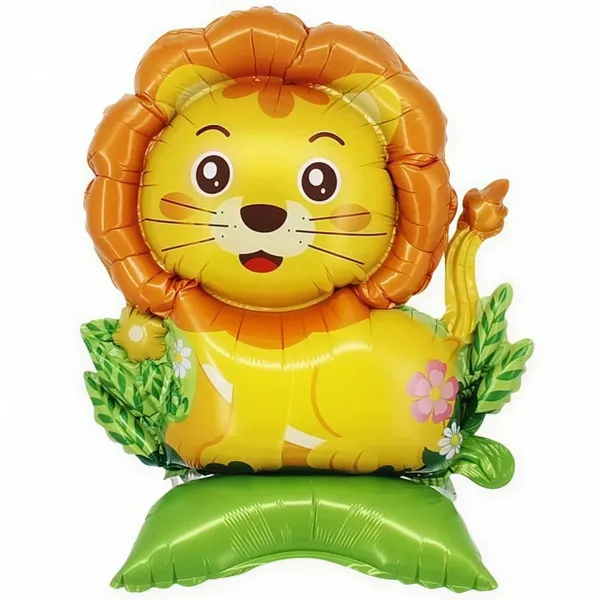AYAKLI Aslan Folyo Balon (39x58 cm)