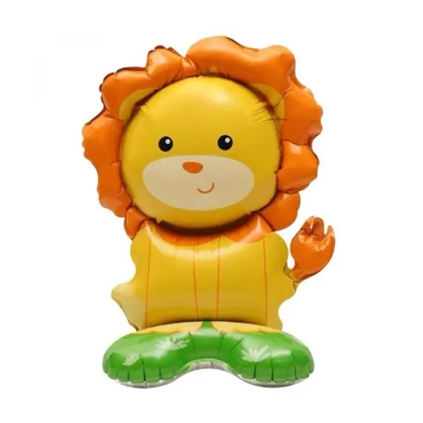 AYAKLI Aslan Folyo Balon 50x42 cm