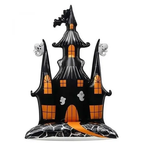 Ayaklı Şato Folyo Balon 150x106 cm