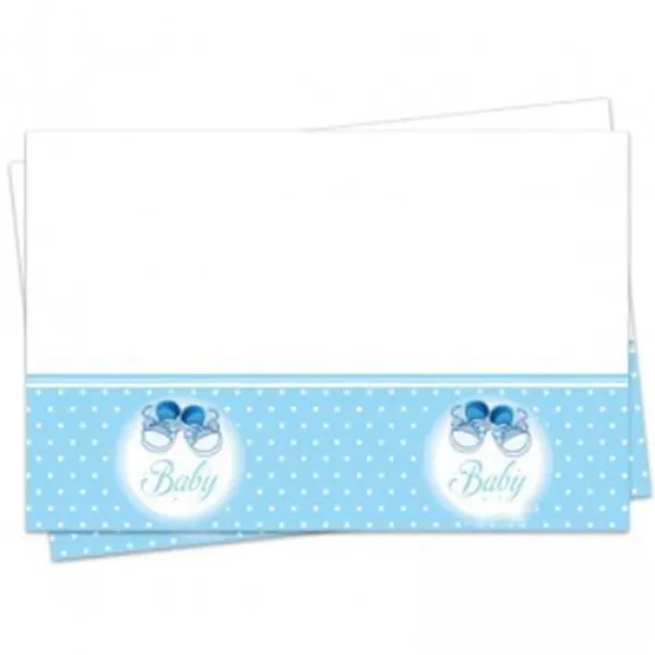 Baby Mavi Patikler Masa Örtüsü (120x180 cm)