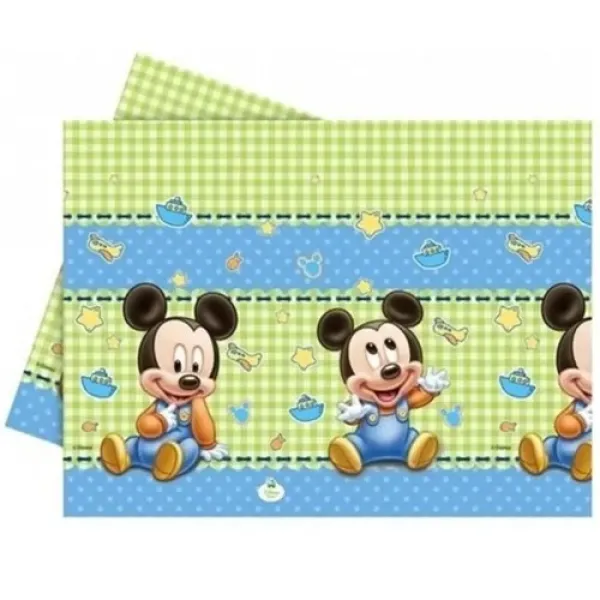 Baby Mickey İlk Yaş Masa Örtüsü 120x180 cm