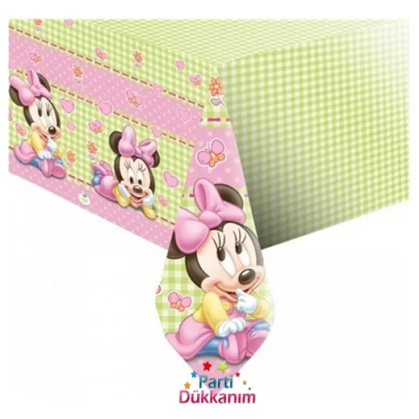 Baby Minnie İlk Yaş Masa Örtüsü (120x180 cm)