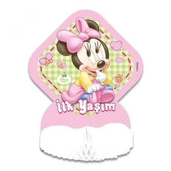 Baby Minnie Mouse Masa Orta Süsü (1 Adet)