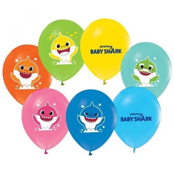 Baby Shark Balon (10 adet)