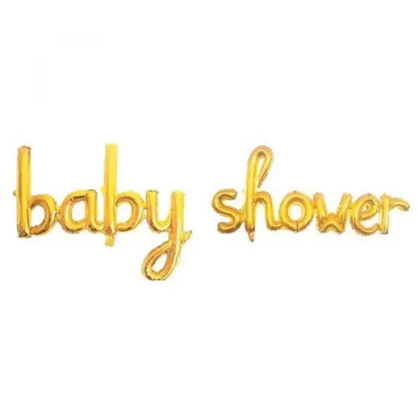 Baby Shower Folyo Balon Gold 210x44 cm