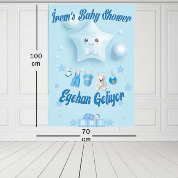 Baby Shower Parti Afişi 70*100 cm