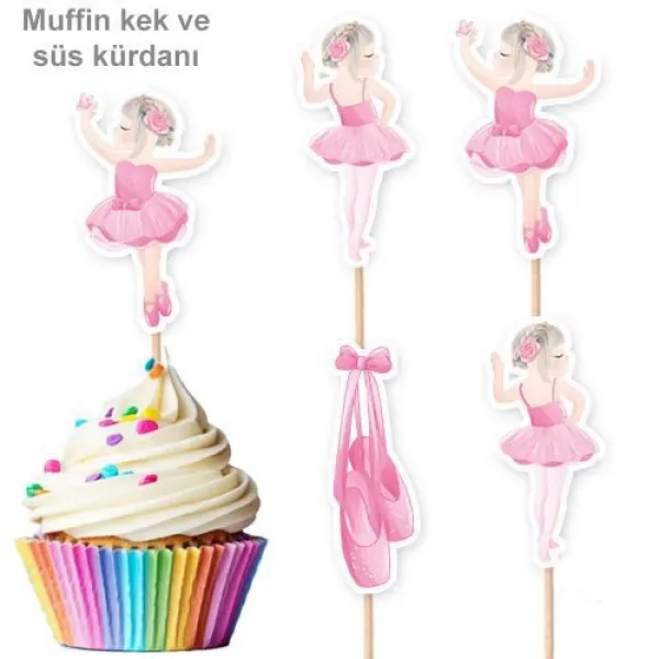 Balerin Temalı Şekilli Kürdan 10 Adet