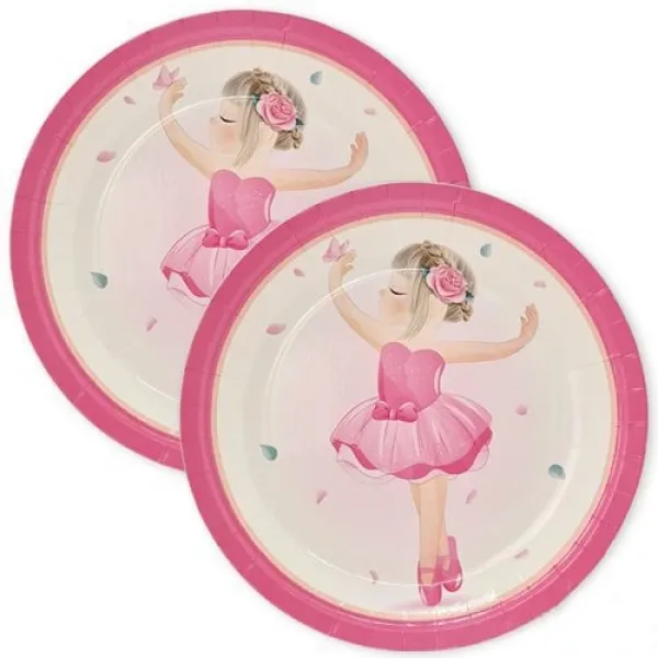 Balerin Temalı Tabak 8 adet