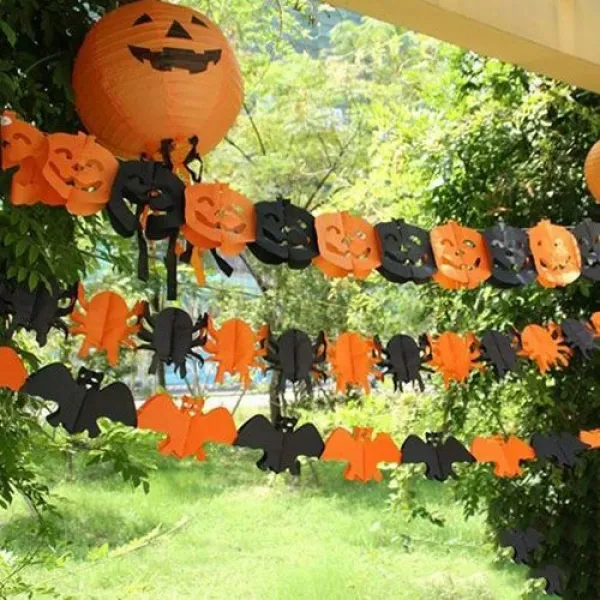 30 cm Balkabağı Yuvarlak Fener Süs 1 Adet