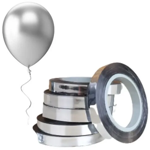 Balon İpi Metalize Gümüş Rafya 25 metre