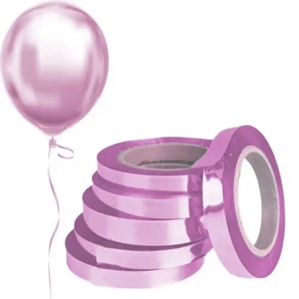 Balon ipi Metalize Pembe Rafya (25 Metre)