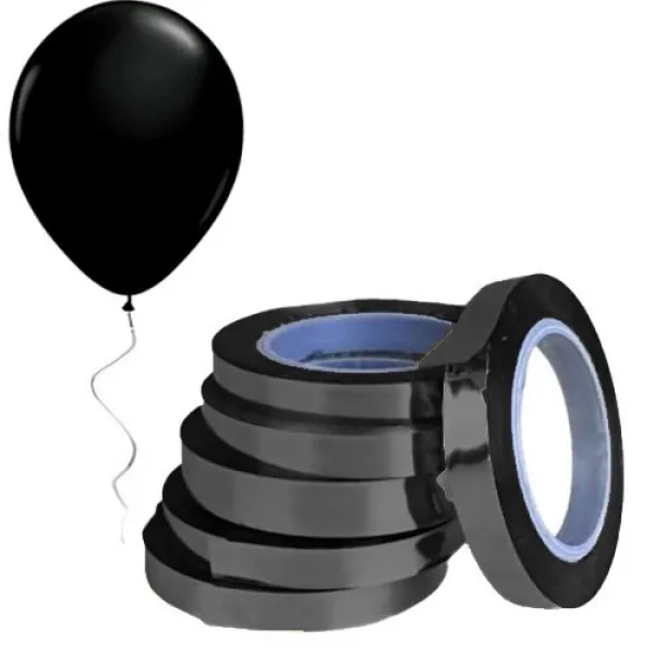 Balon İpi Siyah Rafya 25 metre