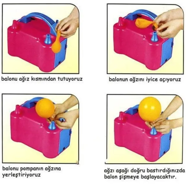 Balon Şişirme Pompası Elektirikli