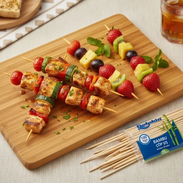 Bambu Çöp Şiş (100 Adet)