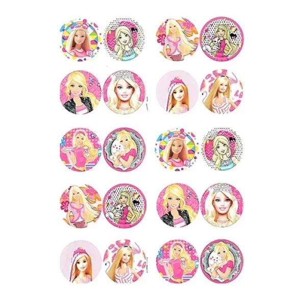 16 Sayfa Barbie Boyama Kitabı Stickerlı 1 Adet