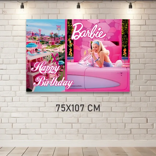 Barbie Doğum Günü Afişi (75x107 cm)