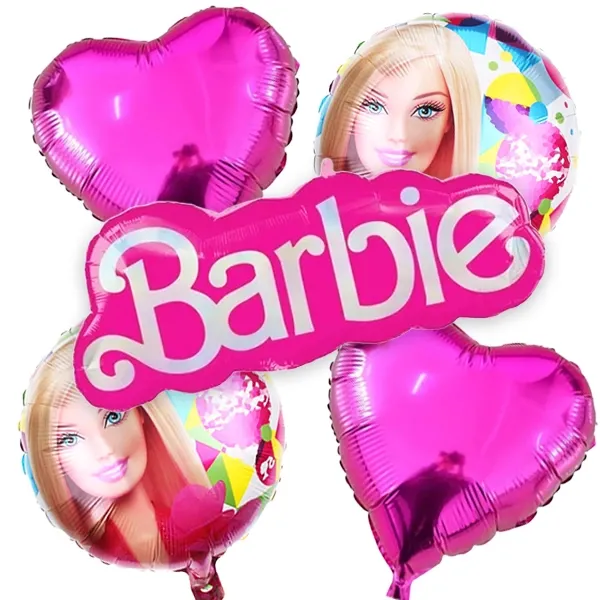 Barbie Folyo Balon Seti 5li