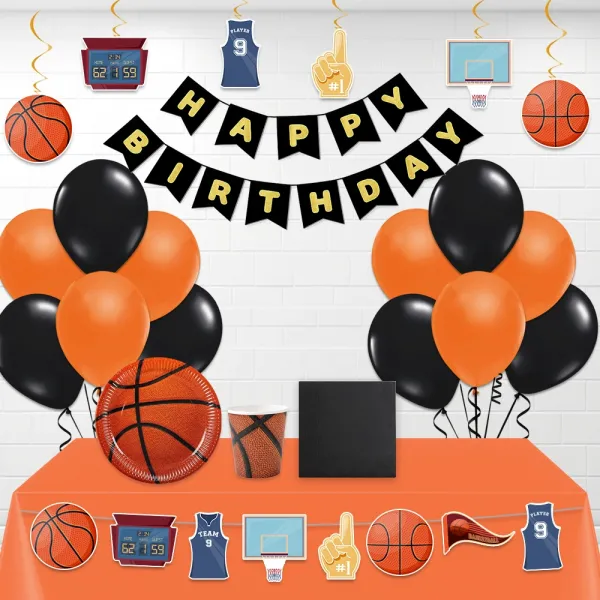 Basketbol Doğum Günü Parti Seti 8 Kişilik