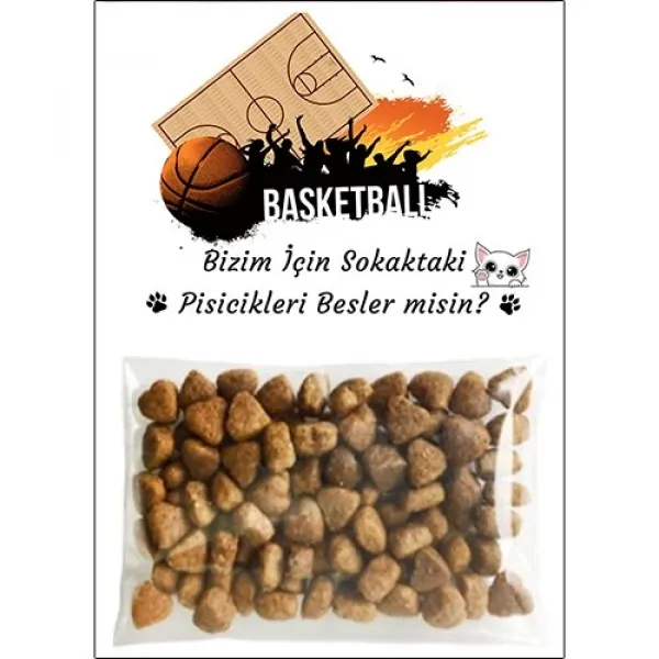 Basketbol Hediyelik Kedi Maması Erkek 5 Adet