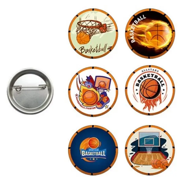 Basketbol Rozeti 6 Adet