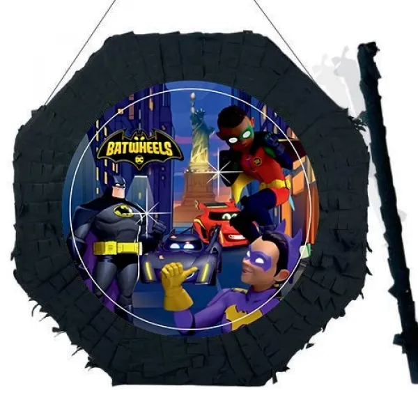 Batwheels Pinyata 42 cm + Sopası