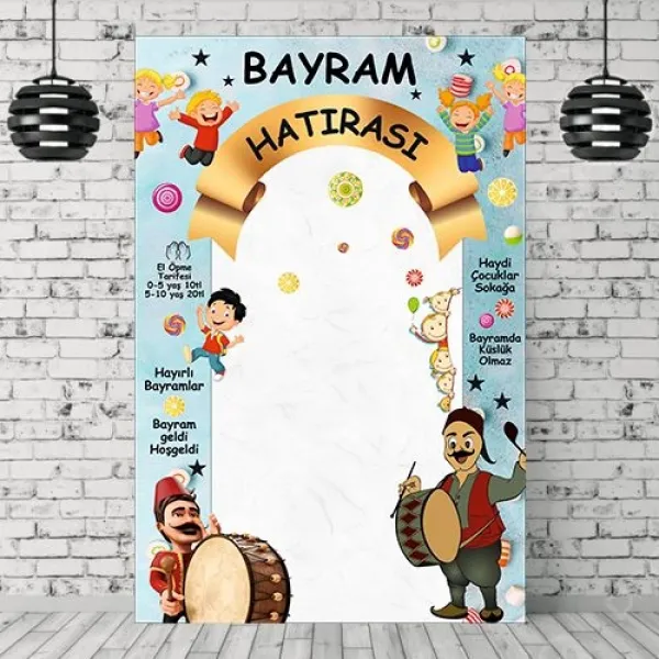 Bayram Hatırası Afişi 100*150 cm
