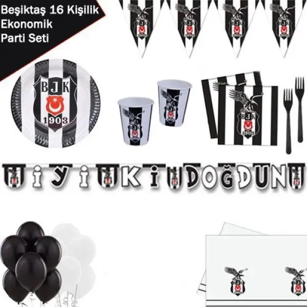 Beşiktaş Süper Parti Seti (16 Kişilik)