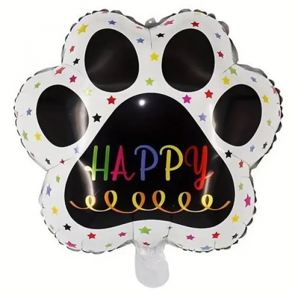 Beyaz Pati Folyo Balon 45 cm