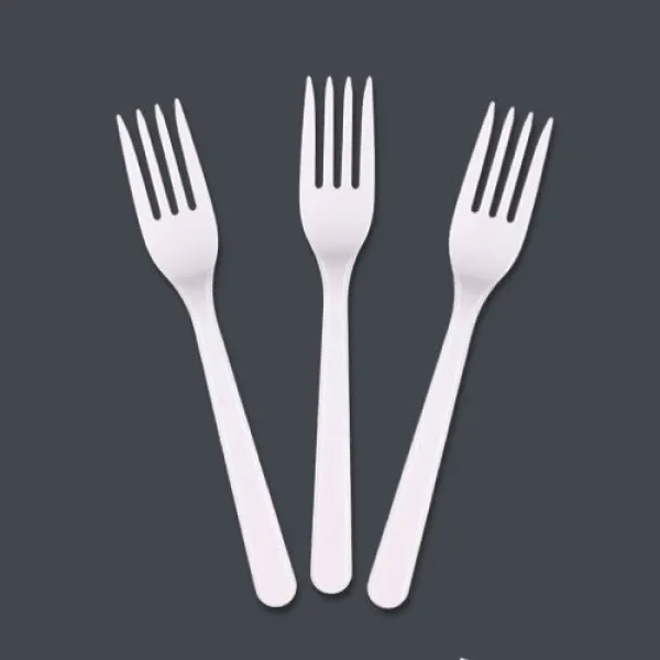 Beyaz Plastik Çatal Lüks (25 adet)