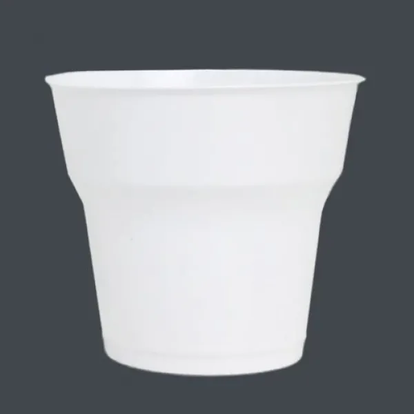 Beyaz Plastik Meşrubat Lüks Bardak (10 Adet)