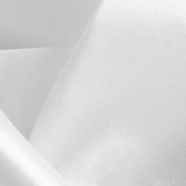 Beyaz Saten Runner Lüks 35x205 cm