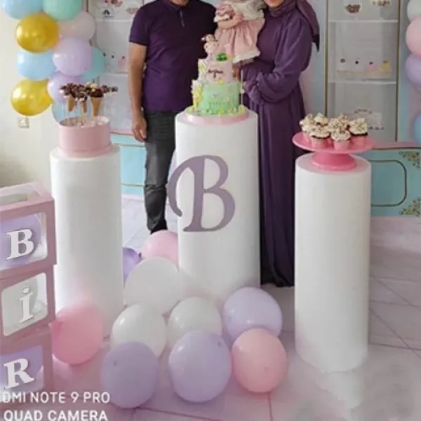 BİR Yazılı Şeffaf Kutu Harf Pembe 25 cm