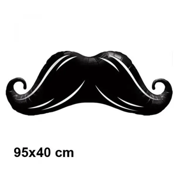 Bıyık Folyo Balon Büyük Boy 95x40 cm