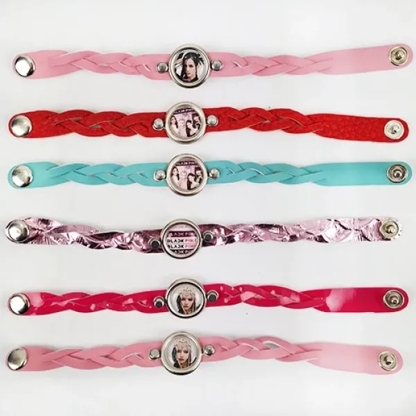 Black Pink Hediyelik Bileklik (6 Adet)