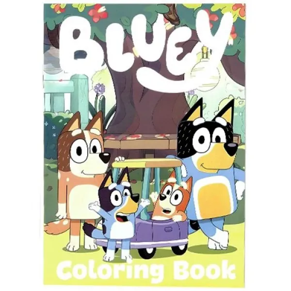 16 Sayfa Bluey Boyama Kitabı Stickerlı 1 Adet