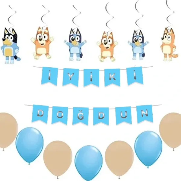 Bluey Parti Malzemeleri Seti Ekonomik