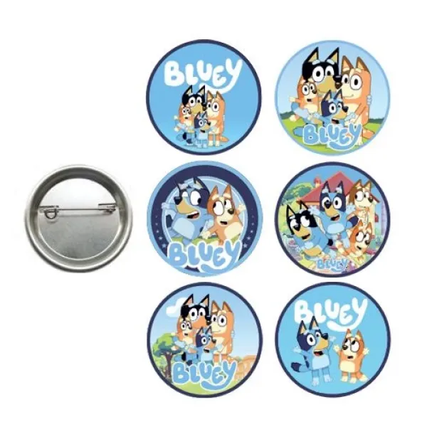 Bluey Rozeti 6 Adet