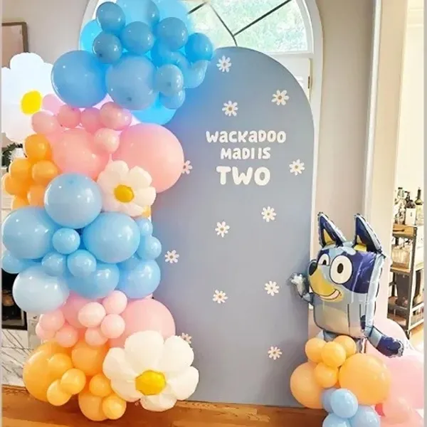 Bluey Temalı Balon Zinciri