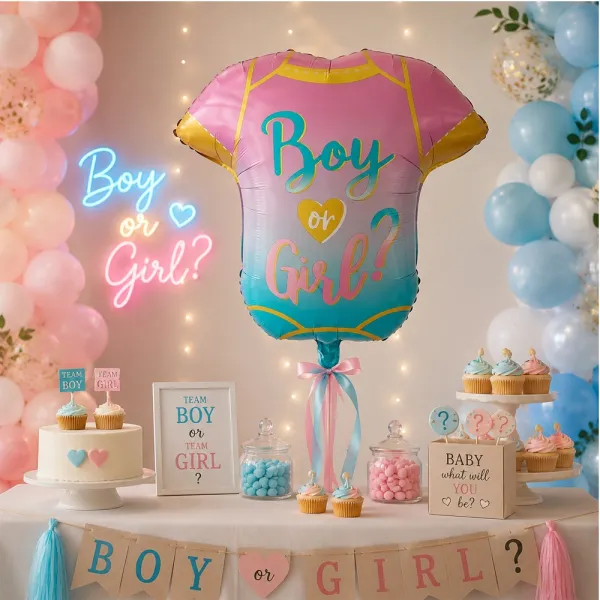Boy&Girl Baby Folyo Balon (57x55 cm)