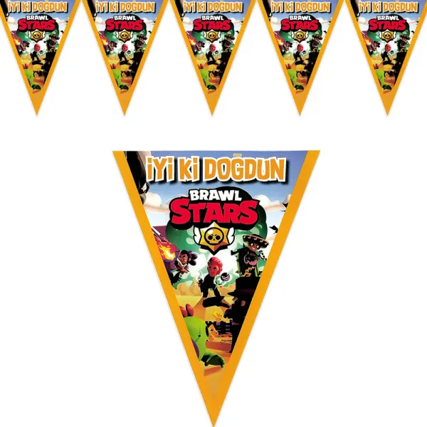Brawl Stars Flama Bayrak (1.5 Metre)