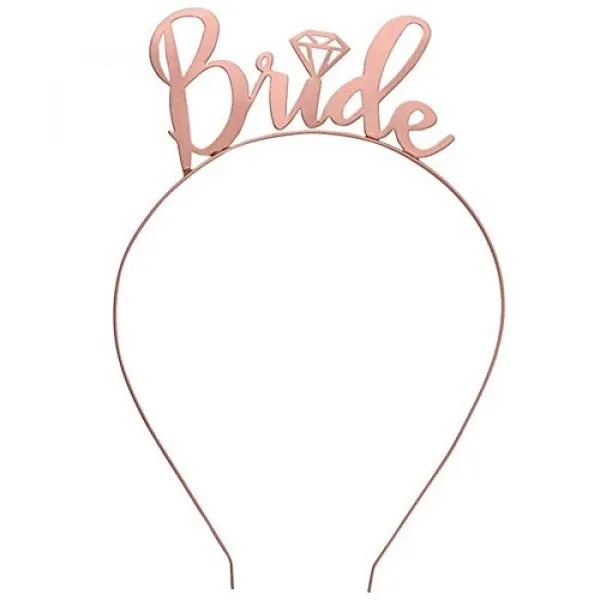 Bride Metal Taç Rose Gold