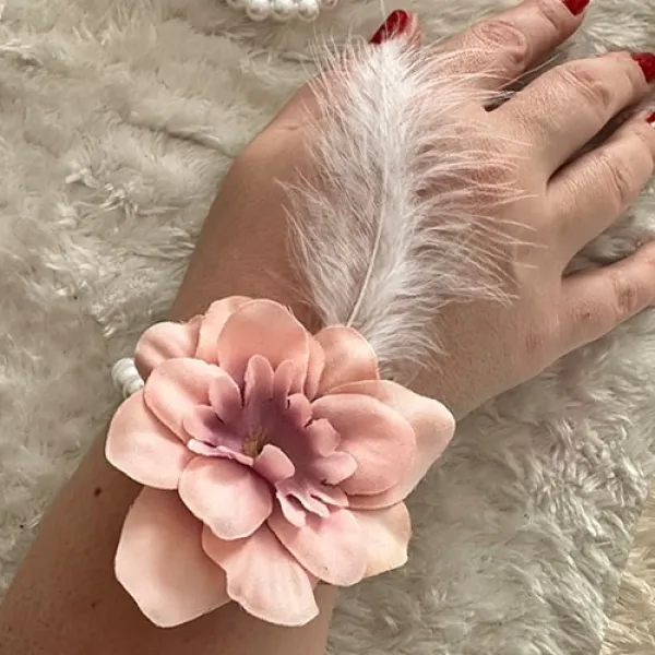 Bride Nedime Bilekliği Pembe 5 adet