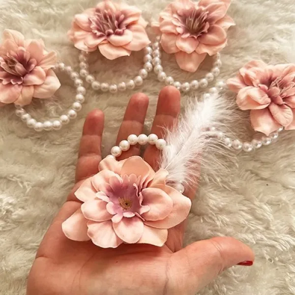 Bride Nedime Bilekliği Pembe 5 adet