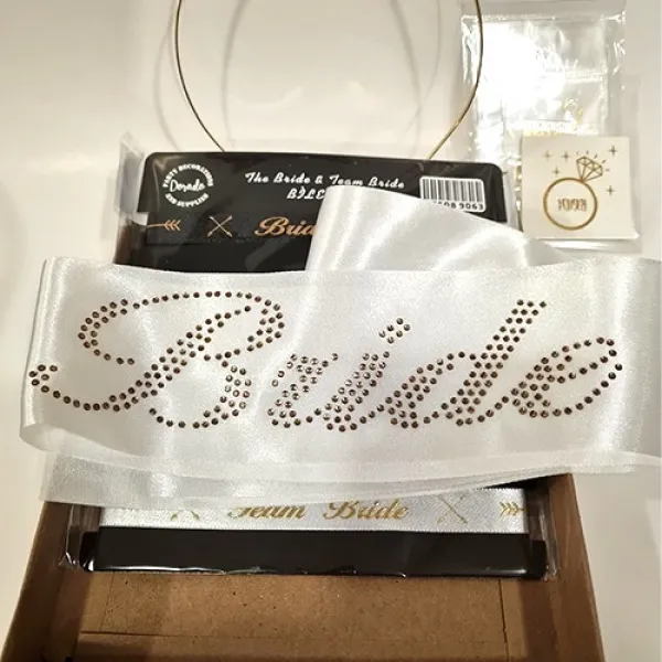 Bride To Be 4-lü Set Gold