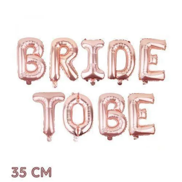 Bride To Be Folyo Balon Rose Gold (35 cm)