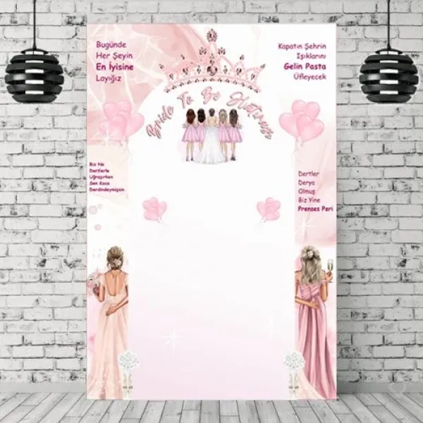 Bride To Be Hatıra Afişi (150x220 cm)